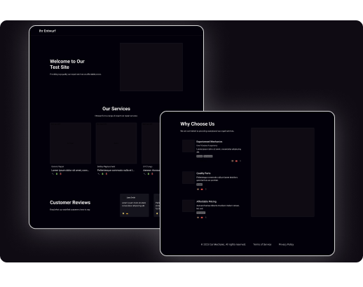 Website Entwurf